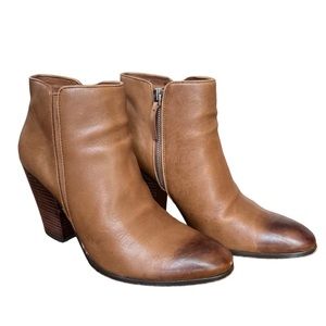Dolce Vita Cognac Leather Bootie
